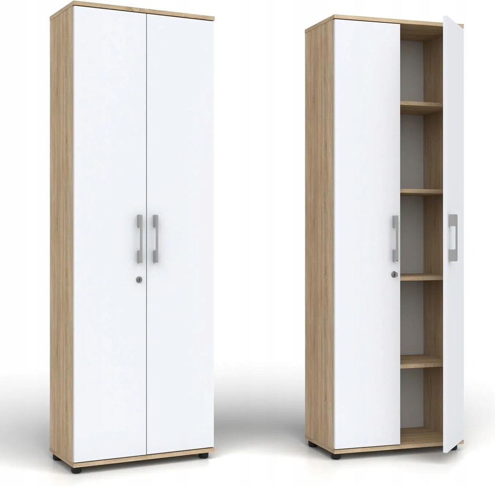 Modern Ifjúsági Gardróbszekrény Diákoknak Zárható Könyvespolc