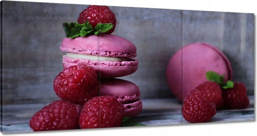 Vászonkép 180x90 Málnás keksz