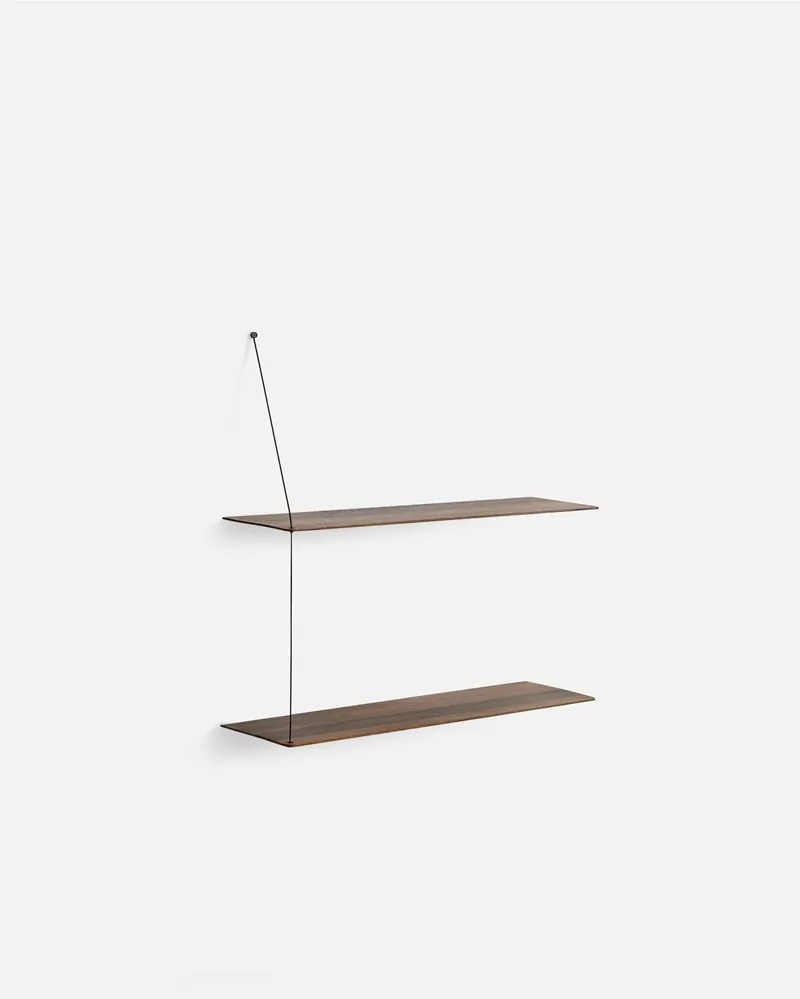 Polc "Stedge", 80 x 22 cm, 4 változat - Woud Variáns: sötét tölgy