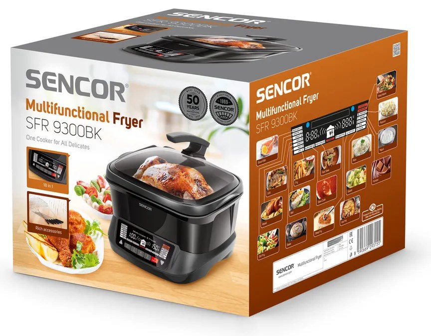 Sencor SFR 9300BK multifunkcionális edény