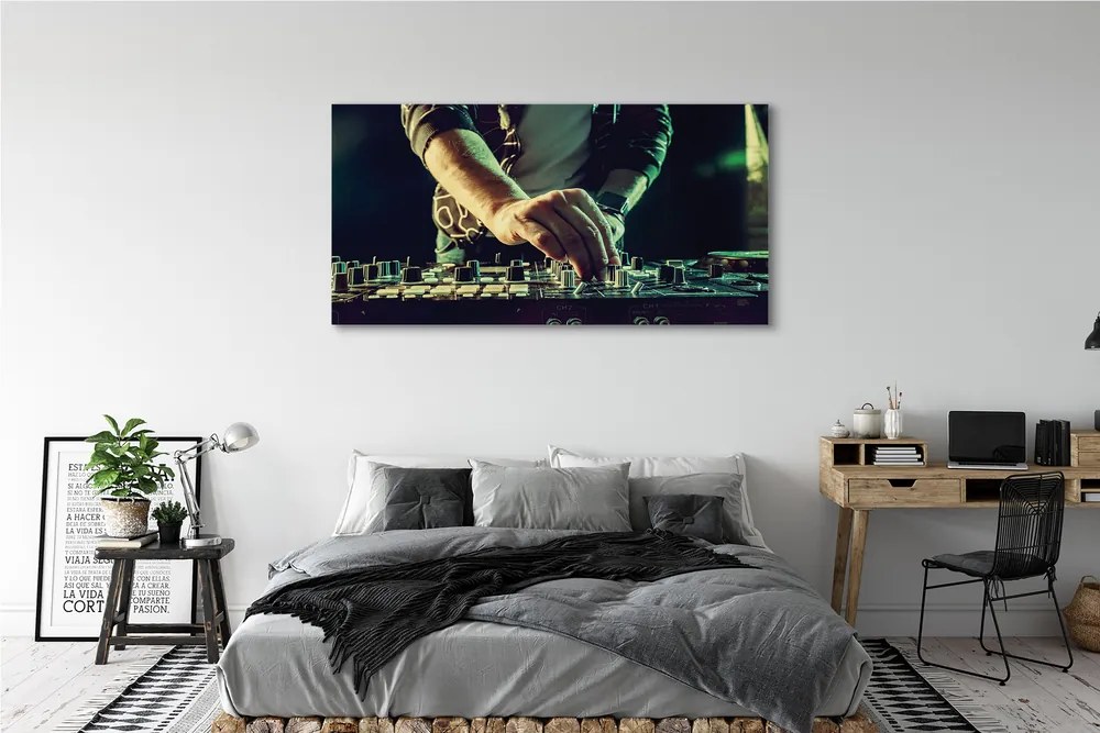 Canvas képek Konzol DJ fejhallgató 140x70 cm
