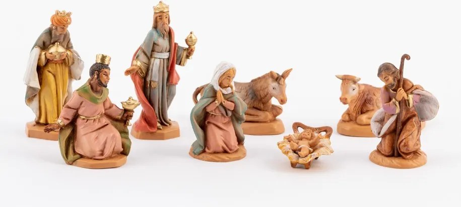 Betlehem Figurák, 8 részes 6,5cm Fontanini