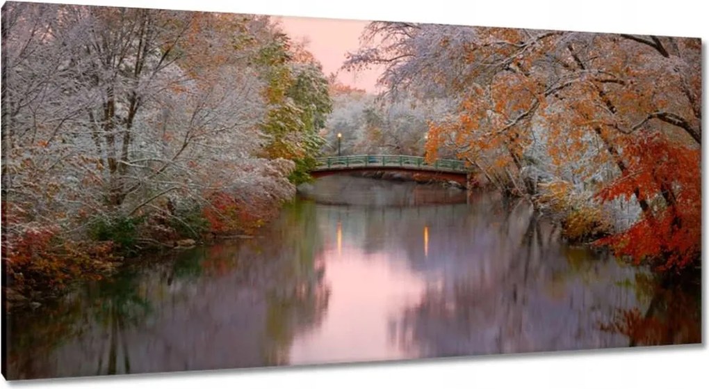 Festmények 115x55 Híd Építészet Tájkép