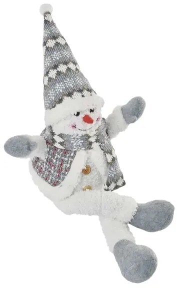 LED karácsonyi dekoráció 6xLED/3xAA hóember