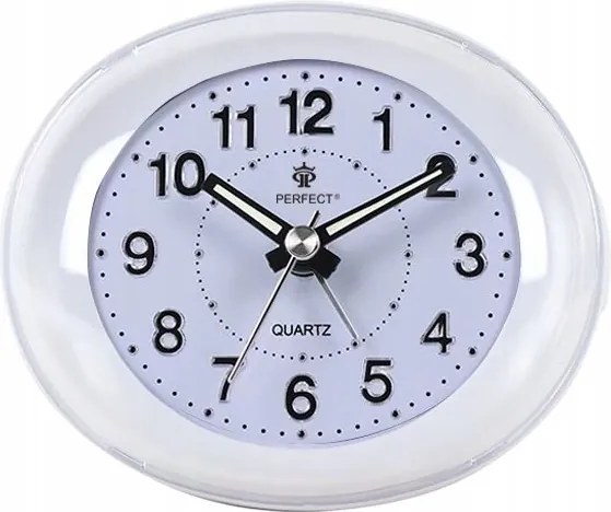 Kvarc ébresztőóra Perfect 09101 Óra Riasztó Szundi áramló mechanizmus