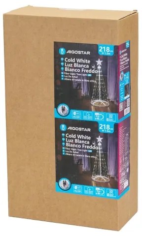 Aigostar - LED kültéri karácsonyi dekoráció LED/3,6W/230V 150 cm IP44 hideg fehér