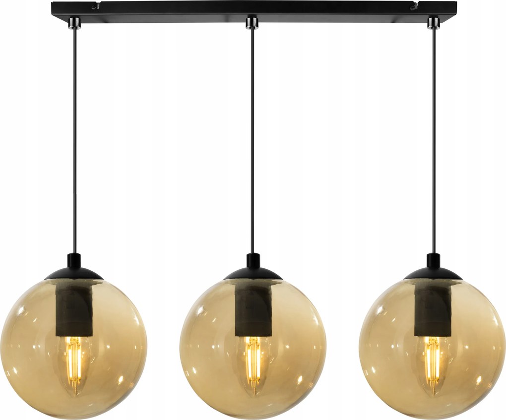 Mennyezeti Lámpa Lógó Csillár Hármas Díszléc Üveg Gömb Választás