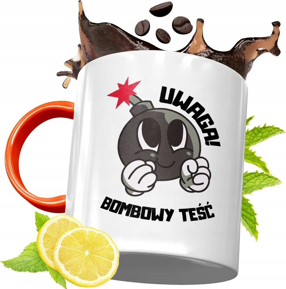 Narancssárga Bögre Az Apósnak Tökéletes Ajándék fényképes nyomtatással