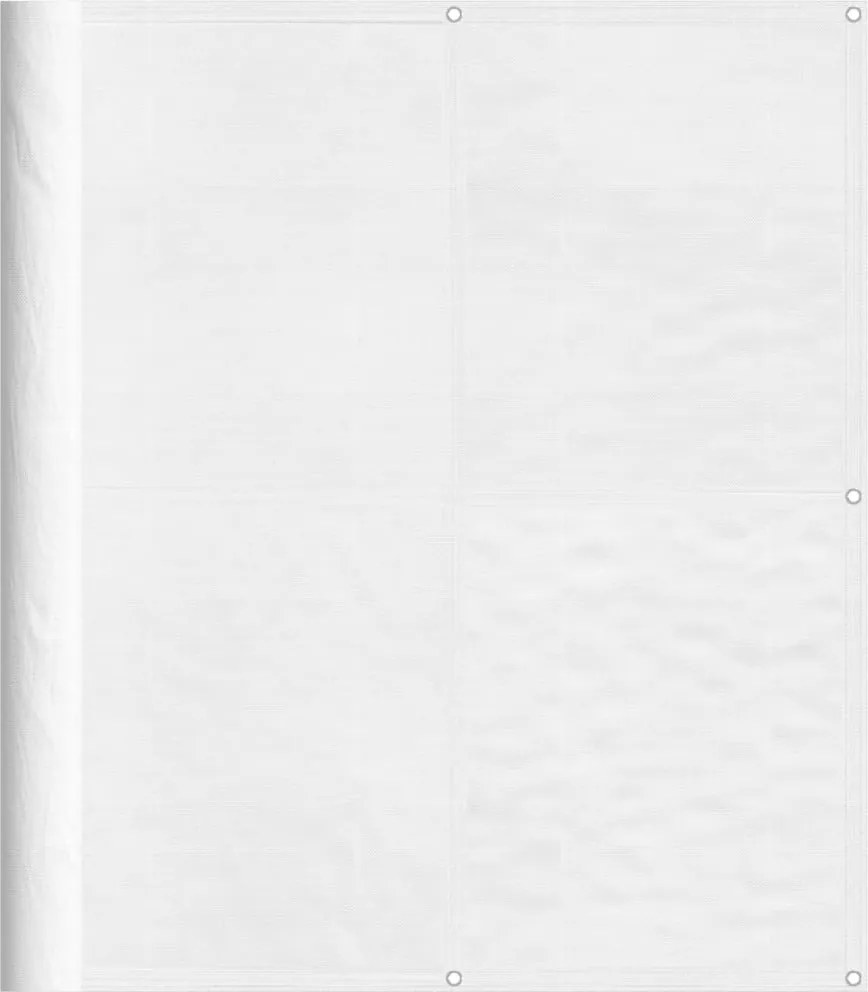 vidaXL fehér 100% oxford poliészter erkélyparaván 120 x 800 cm