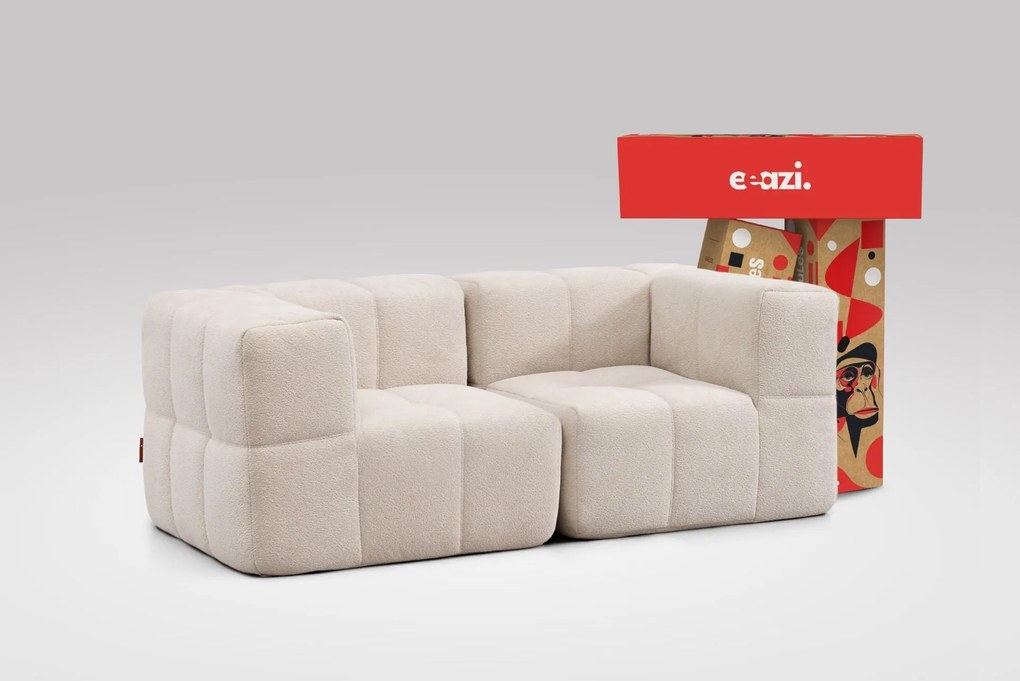 2 Teiliges Modulares Sofa – Beige