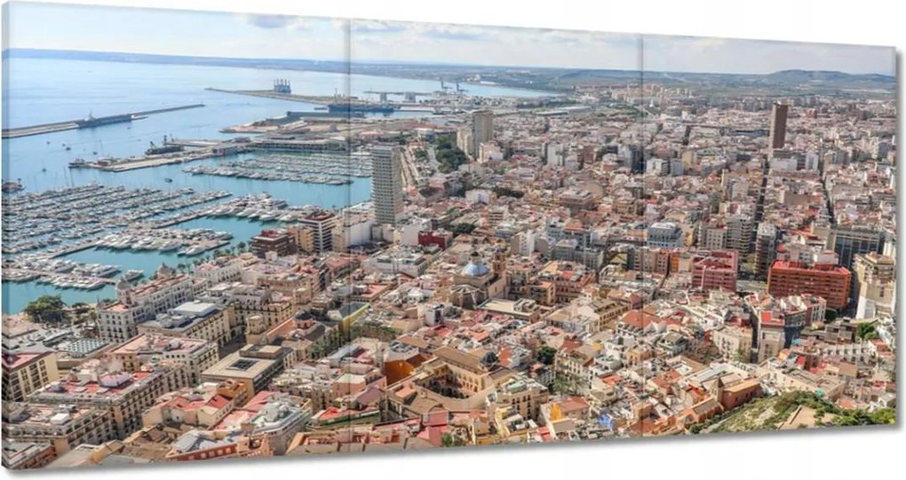 Festmények 120x60 Barcelona Panoráma