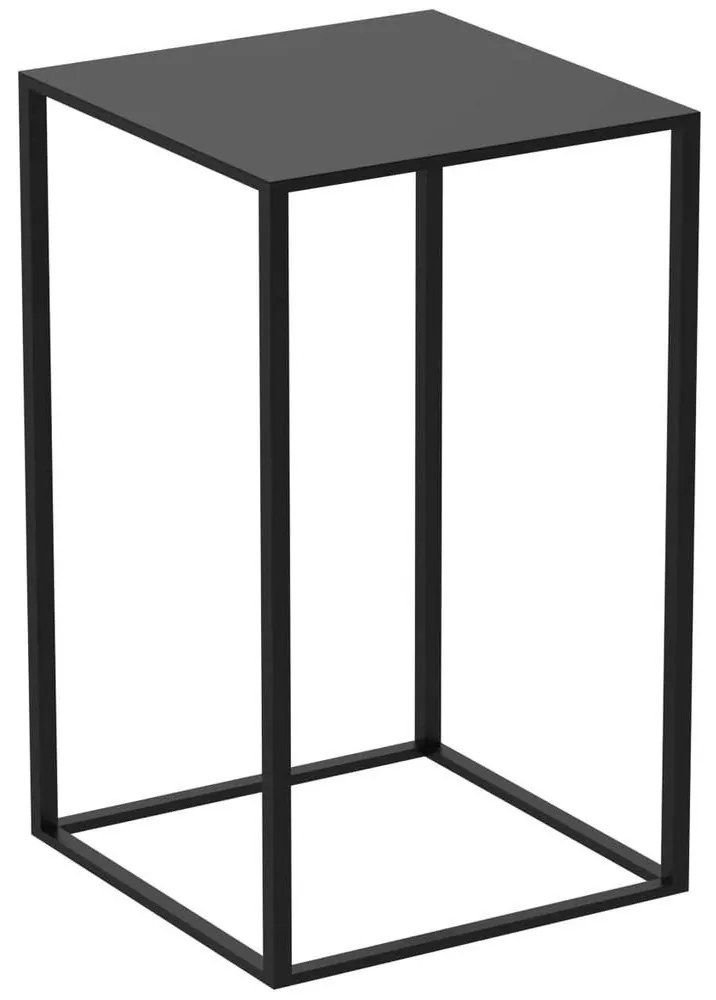 Virágállvány 40x24 cm fekete