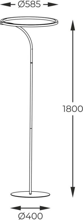 Zuma Line CORIT E82907-31 Plafonlámpa 1x24W/LED 4000K 2832lm IP20