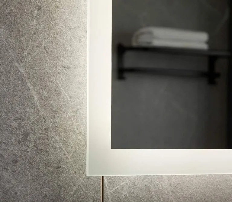 AQUAMARIN Fürdőszobatükör LED SP03 80 x 60 cm 20 W