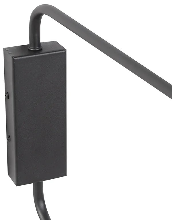 Design fali lámpa fekete 2-lámpás állítható - Lune