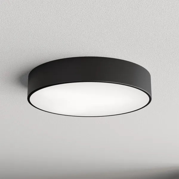 Fürdőszobai mennyezeti lámpa érzékelővel CLEO 3xE27/24W/230V átmérő 40 cm fekete IP54