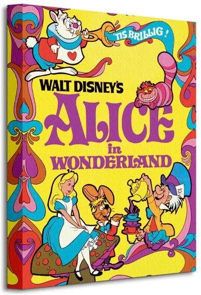 Vászonkép Disney Alice Csodaországban (1974) 30x40cm WDC92482
