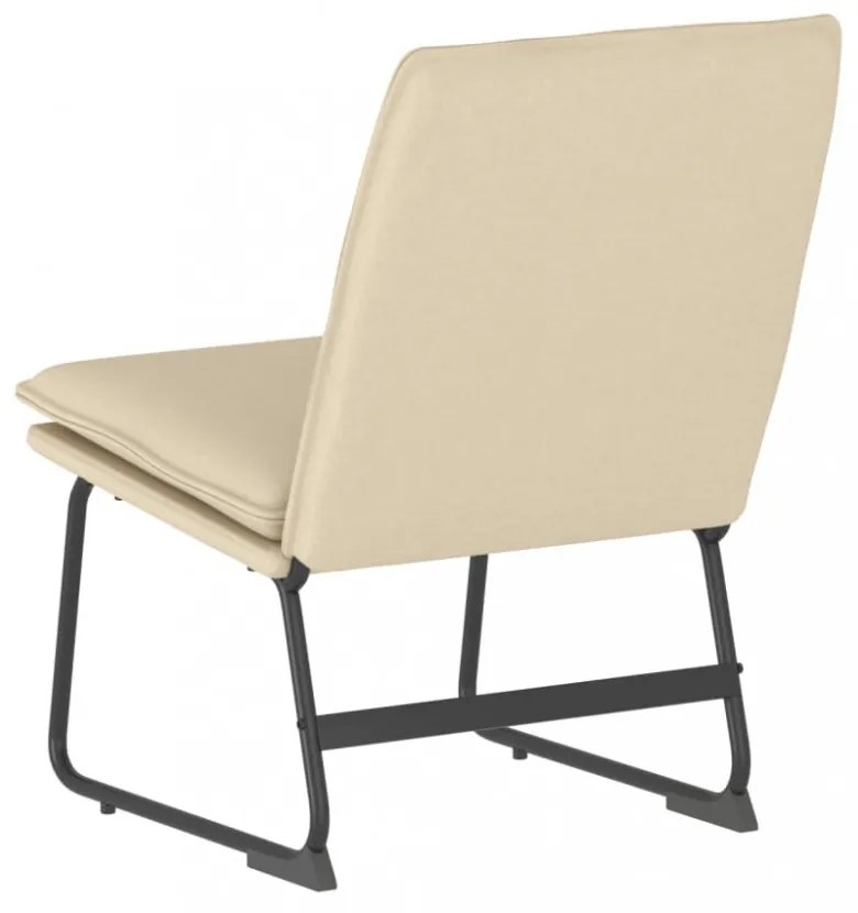 vidaXL Krémszínű szövet pihenőszék 52 x 75 x 76 cm