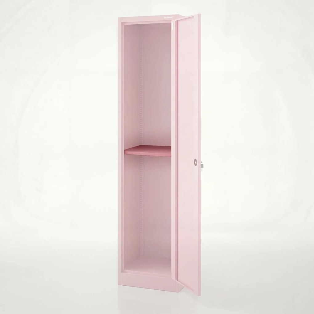 Fém polc ALEX szekrényhez, 448 x 360 x 20 mm, Fresh Style: púderrózsaszín