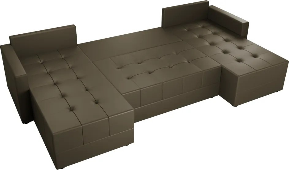 Univerzális ülőgarnitúra, barna, DUAN U UNI