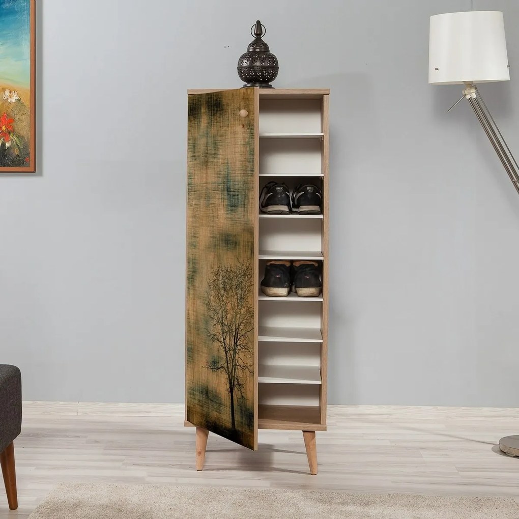 Mega Sonoma Oak Trees cipősszekrény