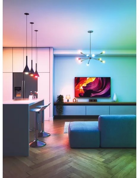 Nanoleaf N7501B02-2A60E-KÉSZLET 2x LED RGBW Dimmelhető izzó A19 E27/9W/230V 2700-6500K