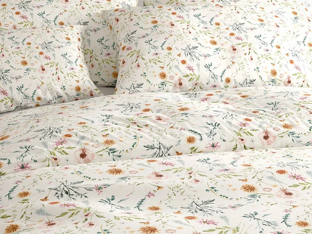 HERBALIS krém mikroszálas ágyneműhuzat Ágyneműhuzat mérete: 70 x 90 cm | 140 x 220 cm