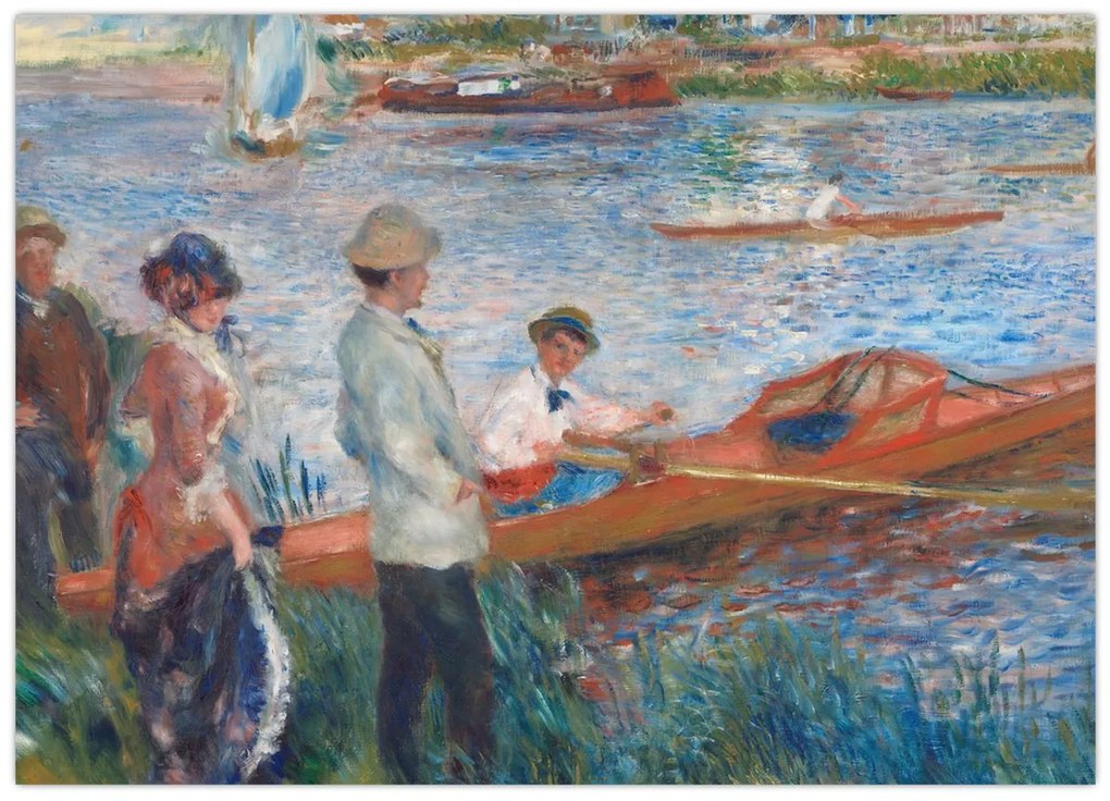 Kép - Auguste Renoir, Oarsmen at Chatou, reprodukciók (70x50 cm)