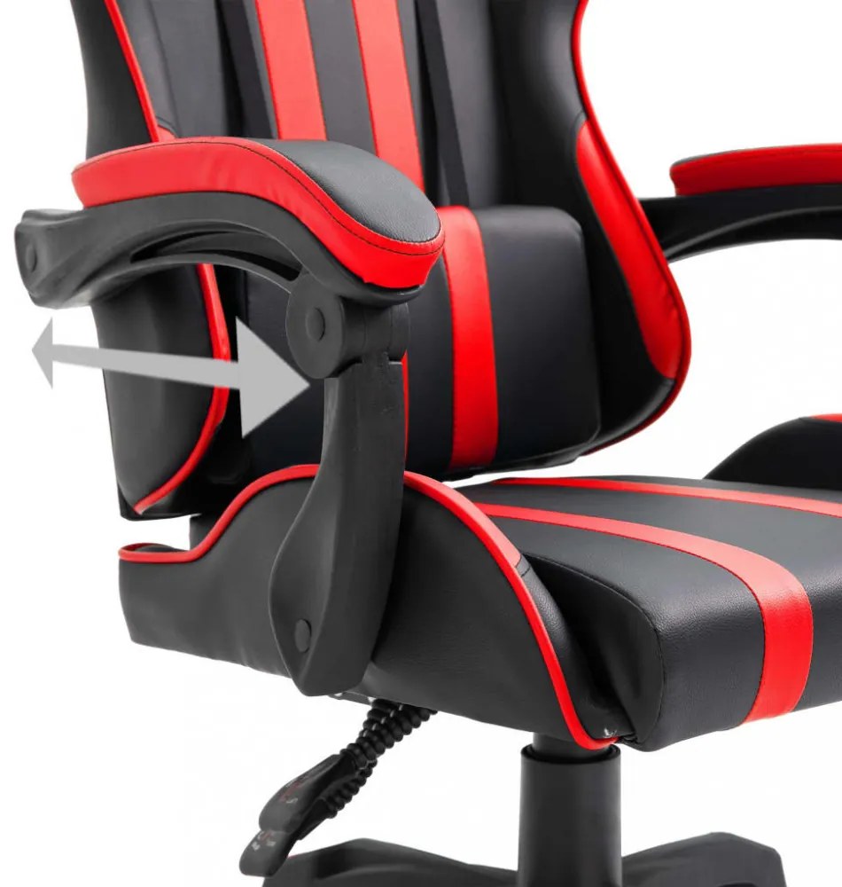 piros műbőr gamer szék