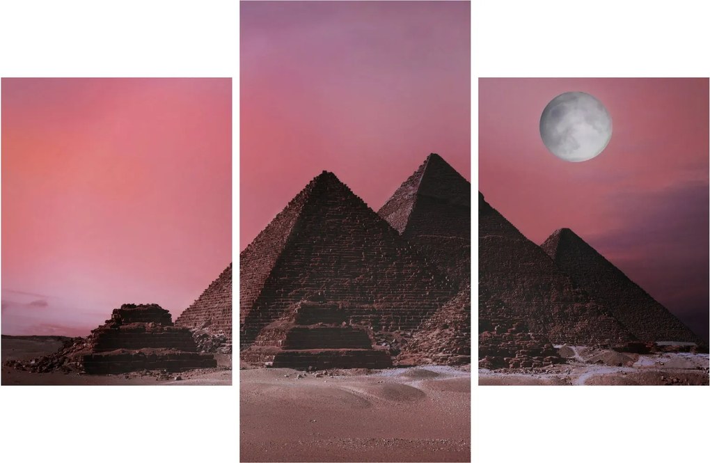 Kép - Piramisok giza, Egyiptom (90x60 cm)