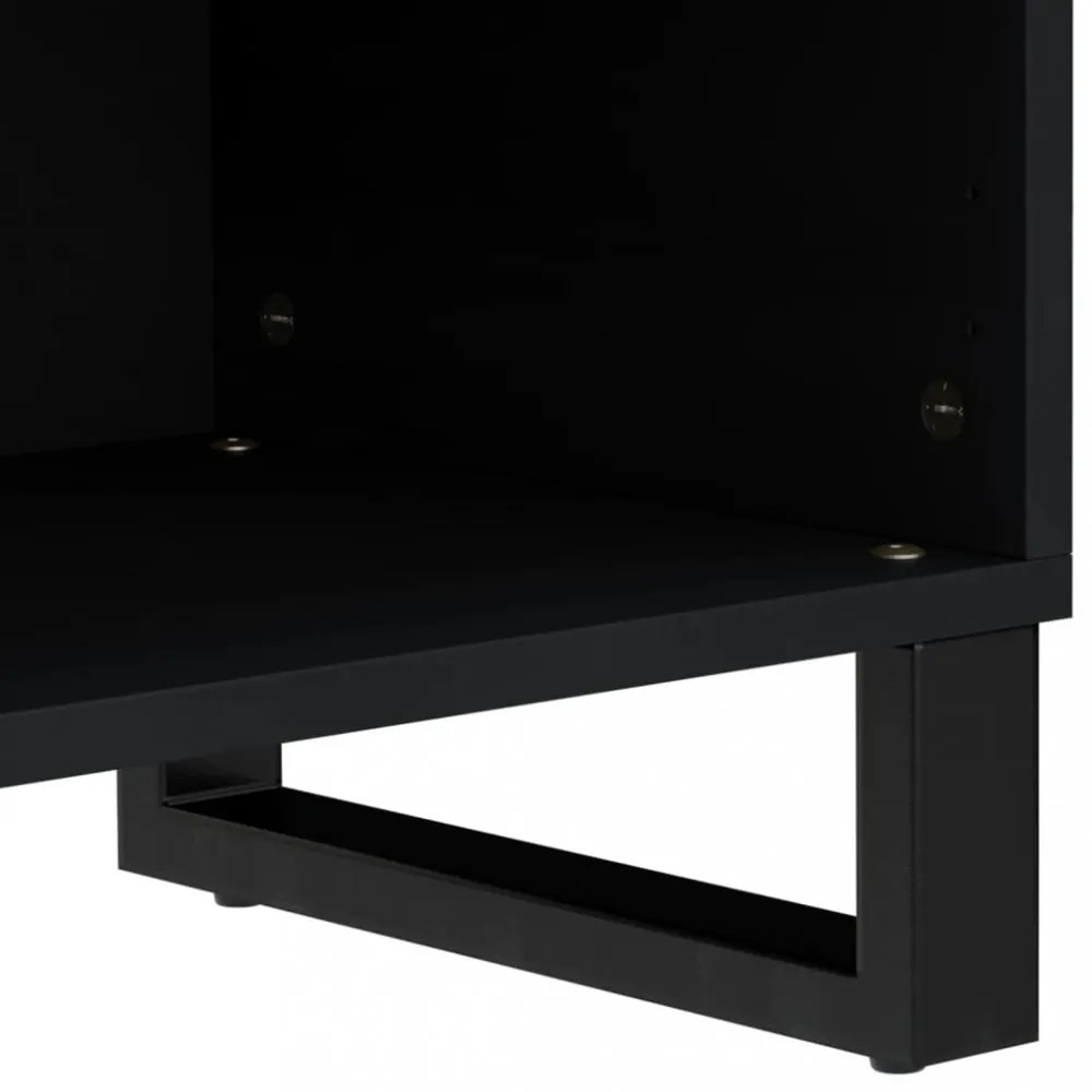 tömör újrahasznosított és szerelt fa TV-szekrény 80x33x46 cm