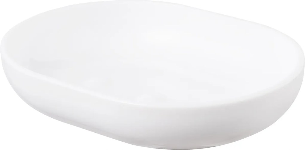 Szabadonálló szappantartó Bisk Snow fehér műanyag