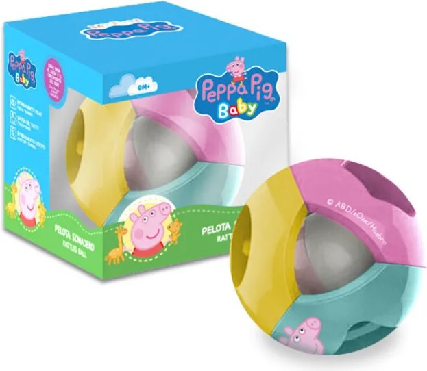 Peppa malac Colorful baba csörgő labda