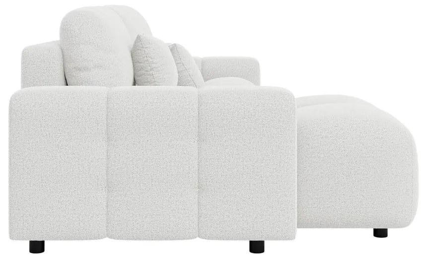 Fehér kinyitható sarokkanapé (variálható) Luki – Ropez