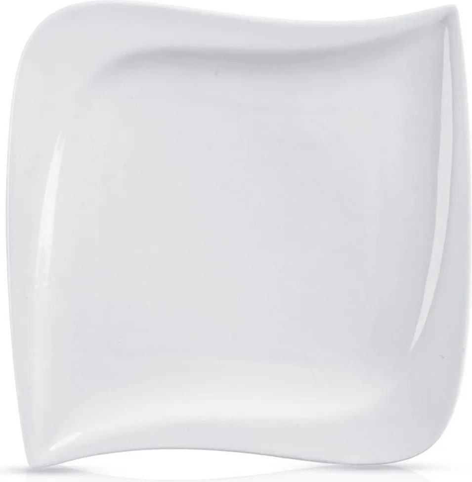 Ebédlő tányér Négyzet Alakú Ebédlő tányér Mona 25x25 cm