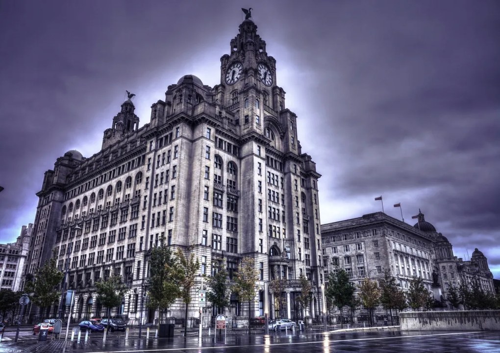 Poszter 42x29,7 cm Royal Liver Building, Assaf Frank