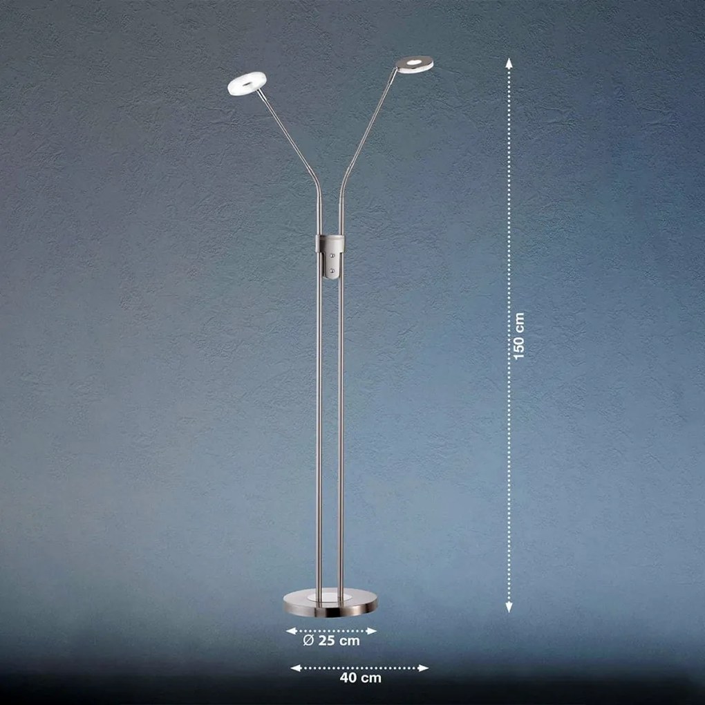 Fischer&Honsel Dent 40108 Állólámpa 2x6W/LED 2700K 1600 lm IP20