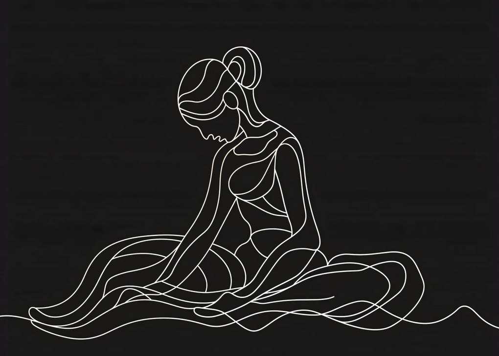 Poszter 70x50cm Ülő pozíció