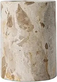 Muubs Vita márvány fürdőszobai fogkefetartó bögre bézs