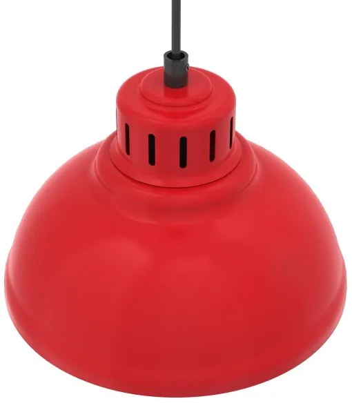 Függeszték ALTAR 1xE27/60W piros