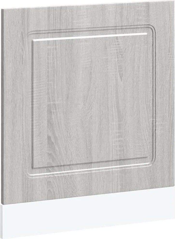 vidaXL mosogatógép panel Kalmar szürke sonoma 60x1,5x67 cm gépi fa