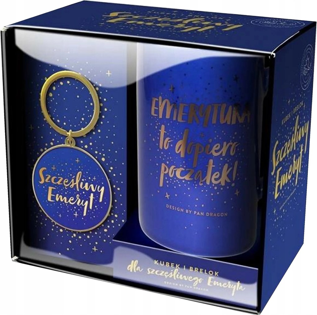 Kerámia Bögre Kulcstartó Szett Pan Dragon