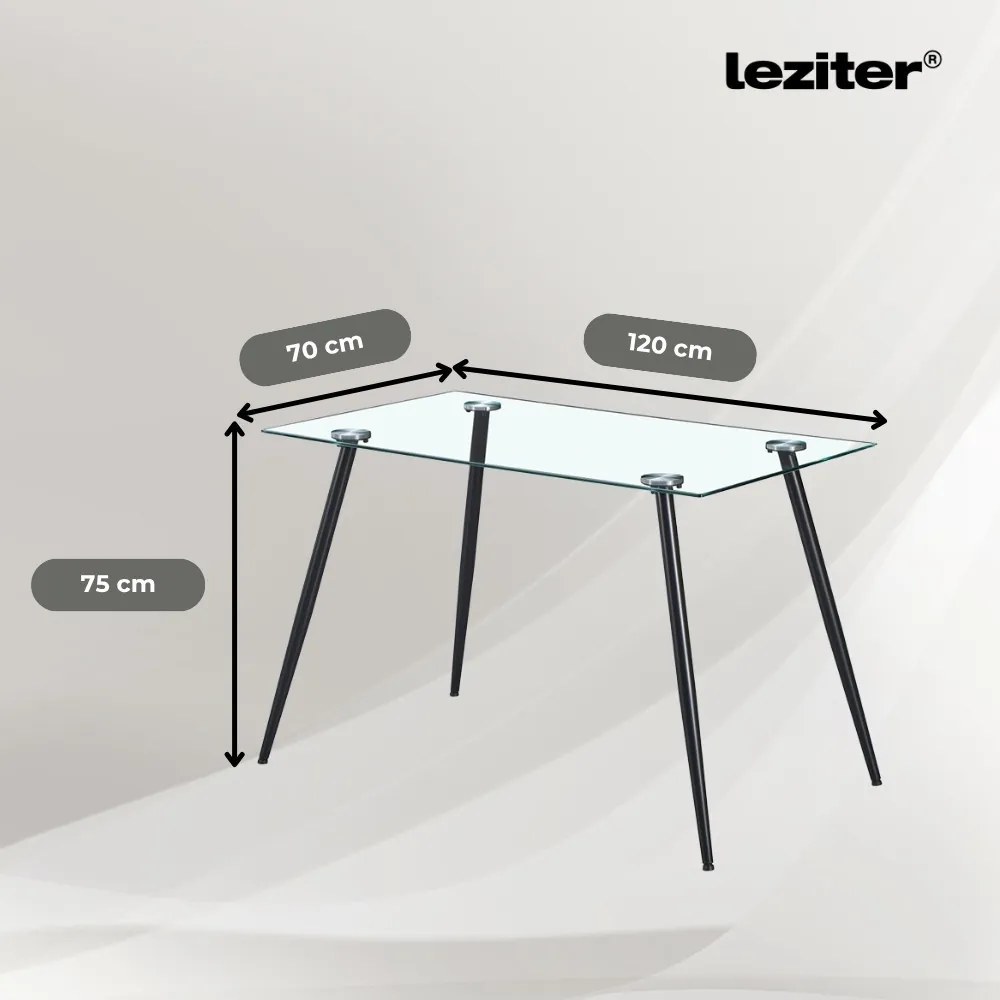 Nash 4+1 étkező garnitúra fehér-fekete