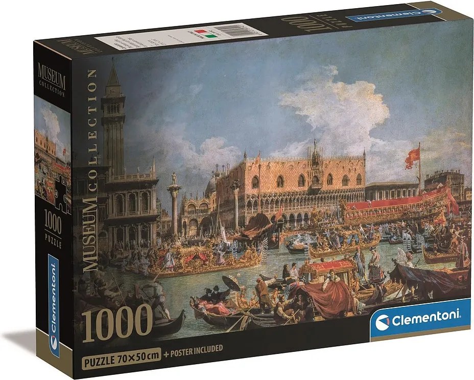 Művészet View of the Ducal Palace 1000 db-os Compact puzzle Clementoni