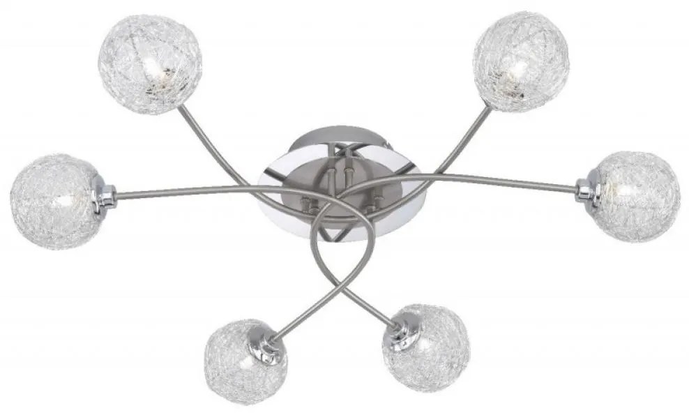 Paul Neuhaus 6796-55 - Felületre szerelhető csillár WOMBLE 6xG9/28W/230V