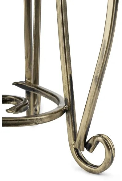 Virágállvány 37x29 cm arany