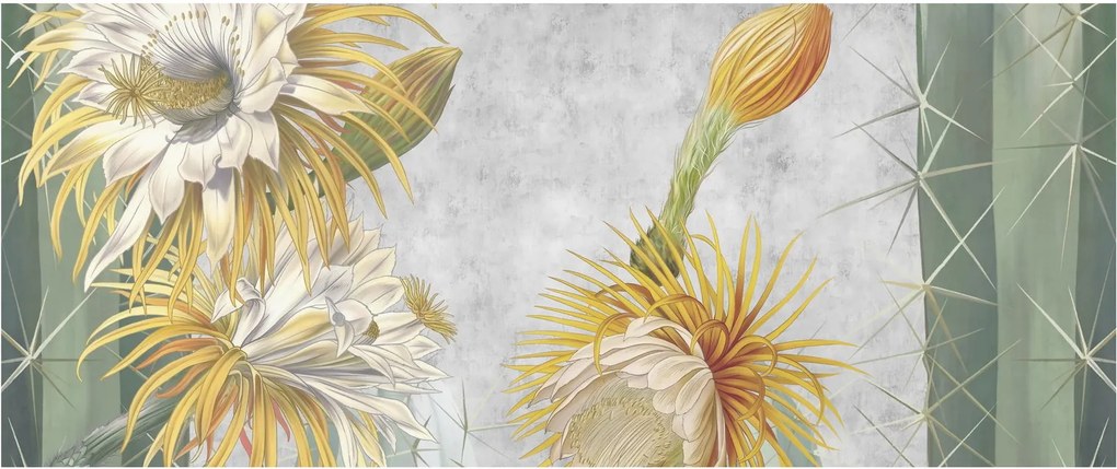 Kép - virágzó kaktuszok (120x50 cm)