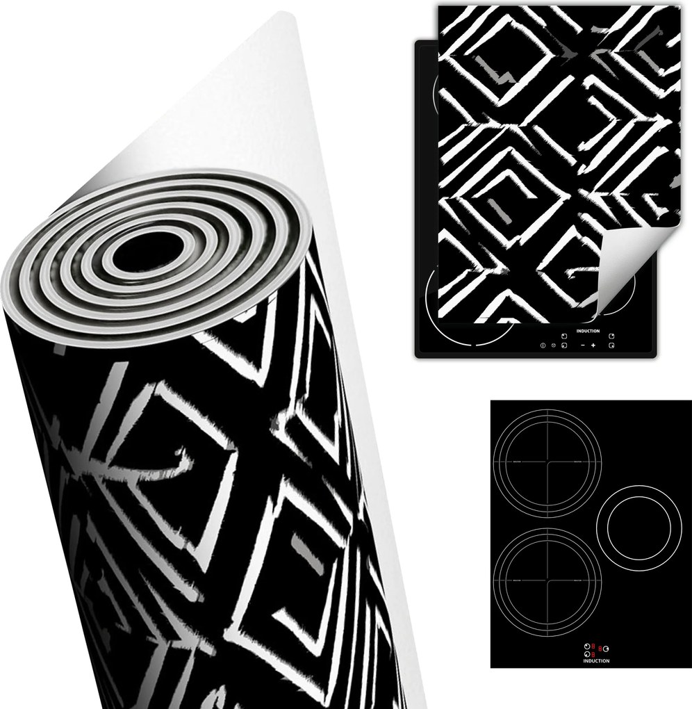 Tűzhelyvédő Szőnyeg Asztali Dekoráció 40x52 fehér mozaik