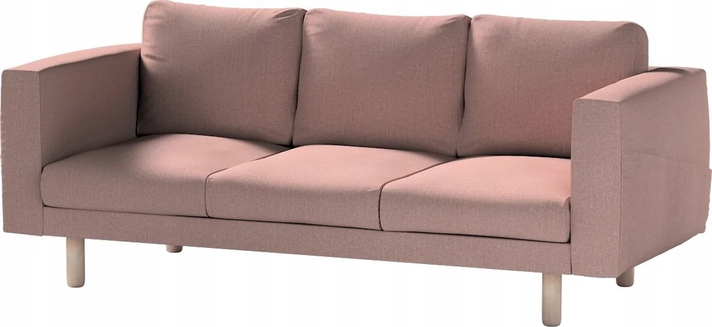 Dekoria Norsborg 3 személyes kanapé huzat Ikea rózsaszín