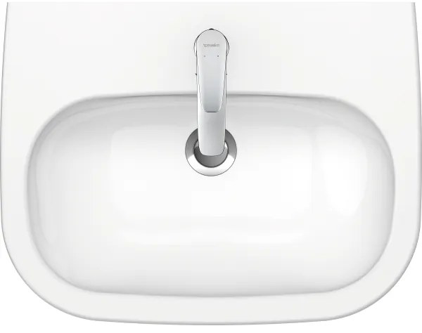 Duravit 23106000002 - D-CODE falra szerelhető mosdó 60x46 cm, kerámia, fényes fehér